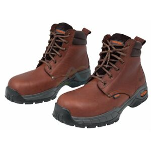 ZAPATO INDUSTRIAL CON CASQUILLO #25 CAFE