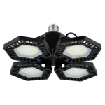 Luminario de led 100 w aluminio con 4 paneles abatibles