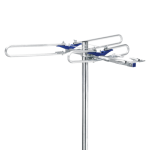 Antena aerea para tv tipo dura oro de 4 elementos