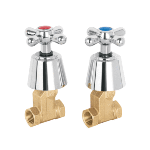 Juego 2 llaves de empotrar roscables tipo cruceta aqua
