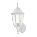 Arbotante farol soportado blanco 1xe26