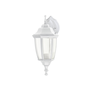 Arbotante farol suspendido blanco 1xe26