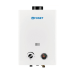 Calentador de agua instantaneo gas lp 6 litros