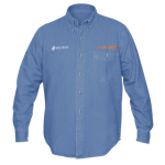 Camisa de mezclilla manga larga talla chica