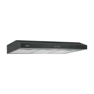 Campana extractora 80 cm empotrable negra foset