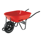 Carretilla 5.5ft3neum.ref bastidor bipartido roja pretul
