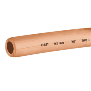Tubo de cobre flexible 3/8? rollo de 15 metros