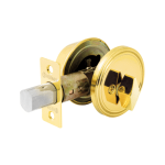 Cerrojo laton brillante mariposa