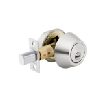 Cerrojo cromo mate doble cilindro