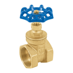 Valvula de compuerta de laton roscable de 1 1/2?