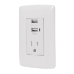 Contacto 2polos + tierra con 2 puertos usb italiana blanco