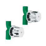 Llave de empotrar para regadera de ppr 2 pzas.