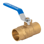 Valvula de esfera de laton soldable 1-1/4?