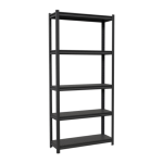 Estante metalico 5 repisas capacidad 80 kg 180x30x85