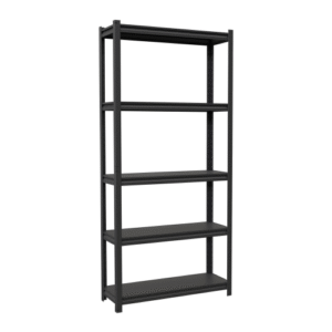 Estante metalico 5 repisas capacidad 80 kg 180x30x85