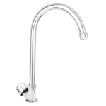 Llave individual para fregadero cuello curvo basic