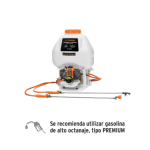 Fumigador de 25l con motor a gasolina 2 tiempos
