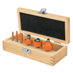 Juego de brocas para router 6 piezas