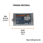 Lona reforzada 4 x 5 metros