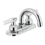Mezcladora lavabo manerales cono cuello curvo basic