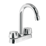 Mezcladora lavabo manerales hexagonal cuello bar basic