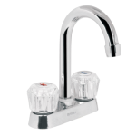 Mezcladora lavabo manerales acrilico cuello barbasic