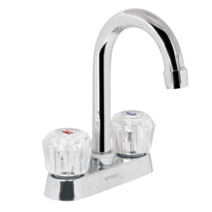 Mezcladora lavabo manerales acrilico cuello barbasic