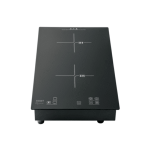 Parrilla induccion empotrable 30 cm 2 quemadores vidrio