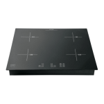 Parrilla induccion empotrable 60 cm 4 quemadores vidrio