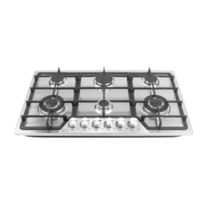 Parrilla gas empotrable 90cm 6 quem acero inox riviera