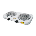 Parrilla electrica 2 quemadores cuadrada volteck basic