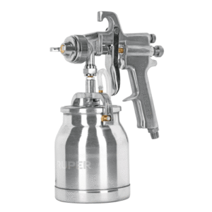 Pistola p/pintar succion hvhp vaso alum 1.8mm 2 valvulas