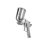 Pistola p/pintar gravedad lvmpvaso aluminio boquilla 1.0mm