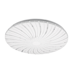 Plafon redondo decorativo 22w 6500k led