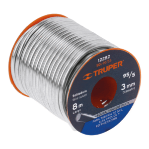 Soldadura 95/5 solida para tuberias de gas
