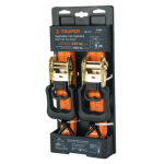 Sujetadores con matraca carga maxima 1000 kg 2 piezas