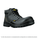 Zapatos con casco #24 negro agujeta bicolor pretul