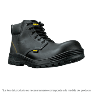 Zapatos con casco #24 negro agujeta bicolor pretul